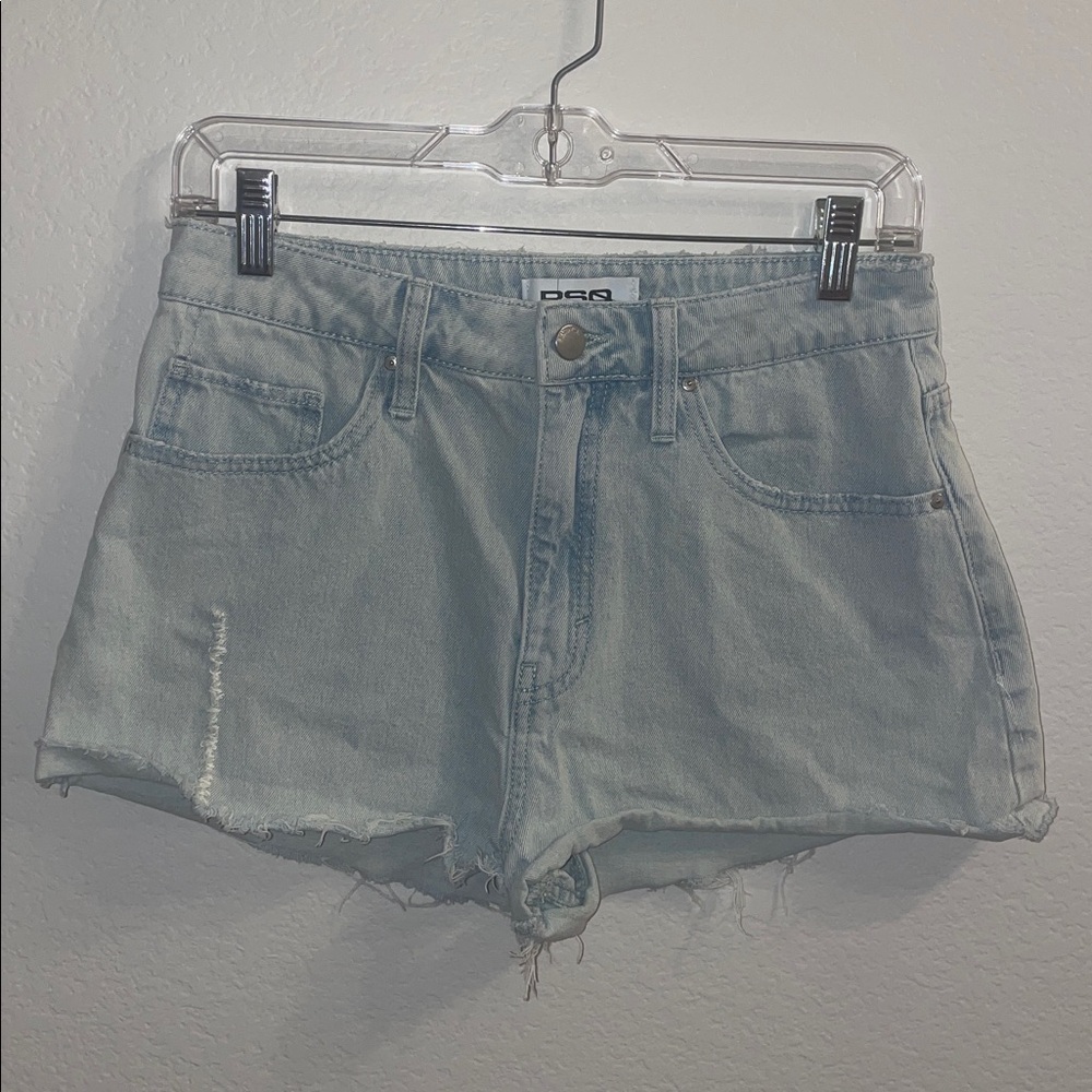 RSQ Light Wash Distressed Denim Shorts